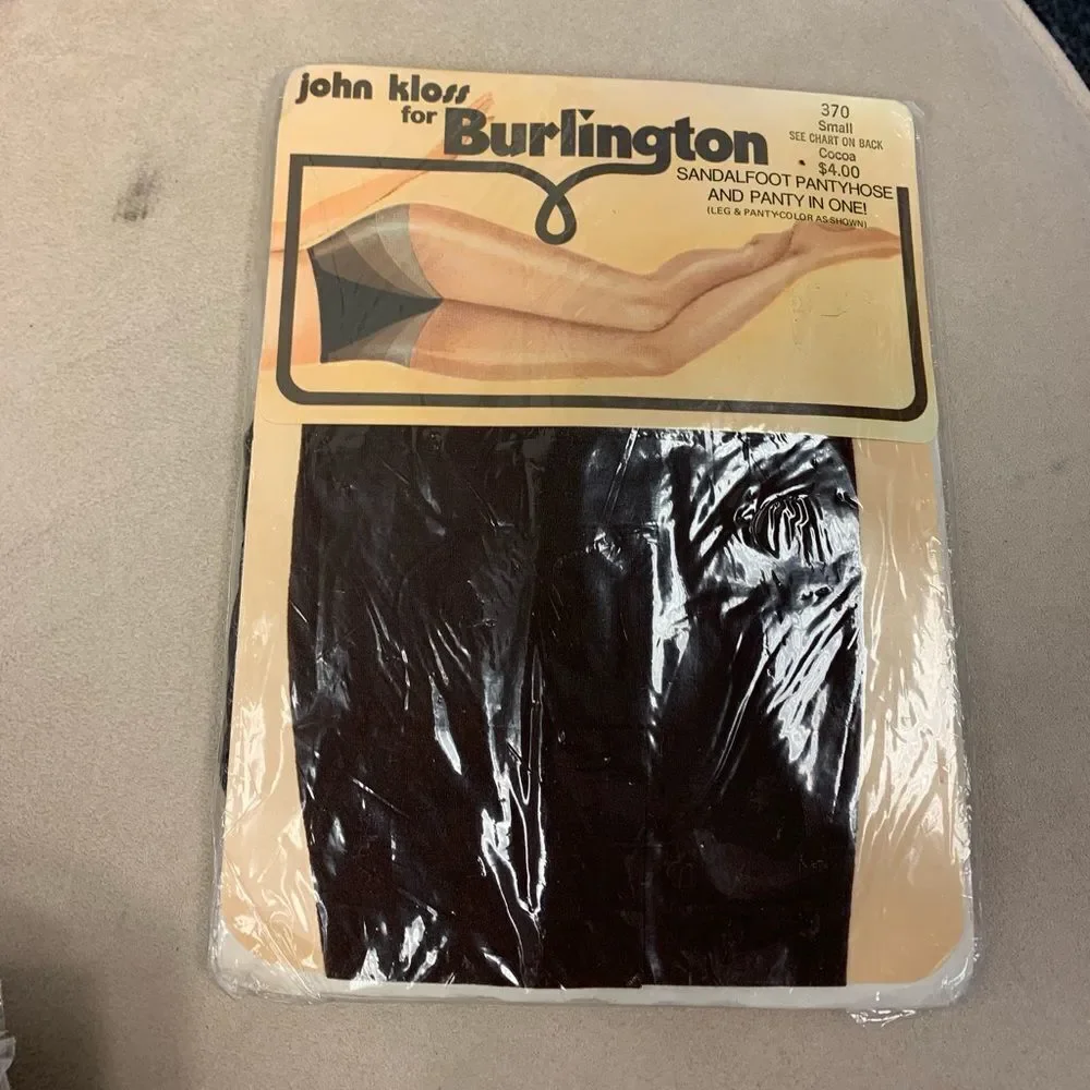 Vintage John Kloss for Burlington Pantyhose NWT